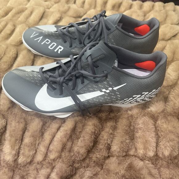 Nike React Vapor Ultrafly Elite 4 Grey White Baseball Cleats DN1792-005 Men’s 14 - Picture 6 of 13